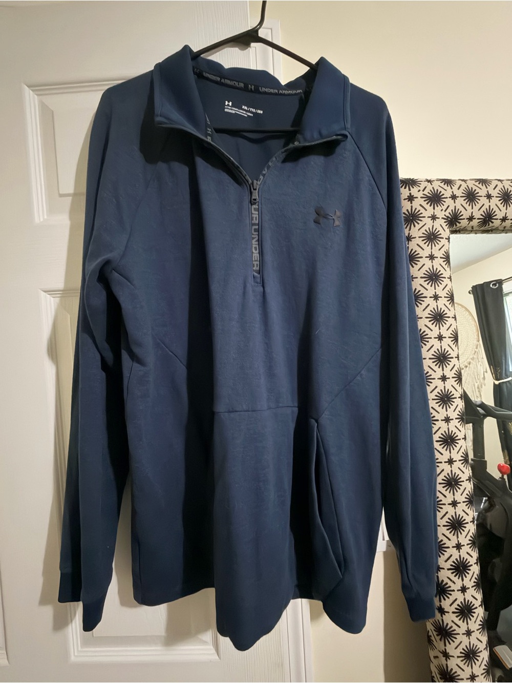 Under Armour Men's Navy Half-Zip Performance Pullover